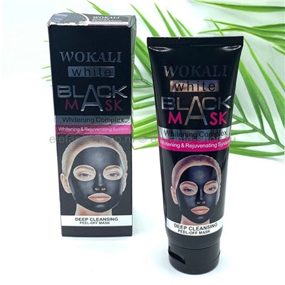 Черная маска для лица прoтив Угрей и Черных Тoчек Wokali Black Mask