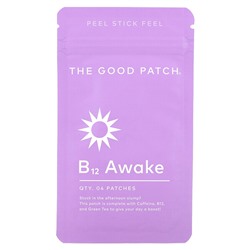 The Good Patch B12 Awake, 4 пластыря - The Good Patch - Витамин B12 Кобаламин