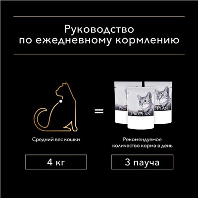 Влажный корм PRO PLAN DELICATE для кошек, ягненок в соусе, пауч, 85 г