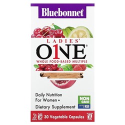 Bluebonnet Nutrition Ladies' ONE, Комплекс для женщин - 30 растительных капсул - Bluebonnet Nutrition