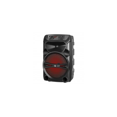 Bluetooth колонка Defender G110 TWS, 12 Вт, MP3/FM/AUX, подсветка, дисплей, черная (65110)