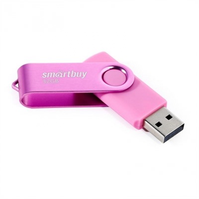 32Gb Smartbuy Twist Pink USB2.0 (SB032GB2TWP)