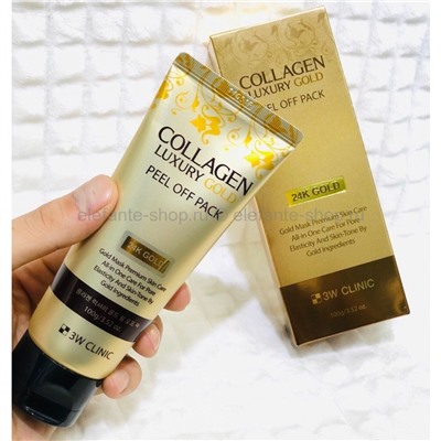 Маска для лица 3W Clinic Collagen Luxury Gold Peel Off Pack, 100 гр (125)