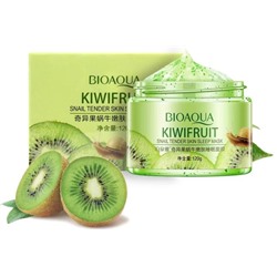 Ночная маска для лица BIOAQUA с киви и муцином Kiwifruit Snail Tender