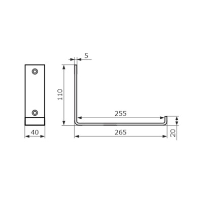 Кронштейн LOFT 250 мод.2, черный