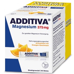 ADDITIVA (АДДИТИВА) Magnesium 375 mg Direktgranulat Orange 60 шт