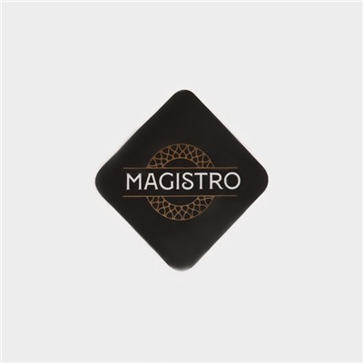 Салфетница стеклянная Magistro «Шик», 18,5×12×9,5 см, цвет прозрачный