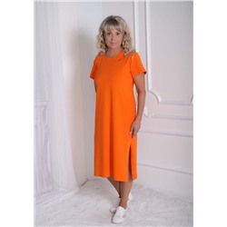 Платье "Олси" оранжевое