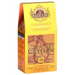 Чай черный Basilur Чайный остров Цейлон «Золотой», 100 г