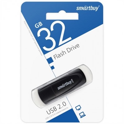 32Gb Smartbuy Scout Black USB2.0 (SB032GB2SCK)