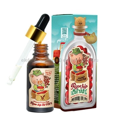 Масло шиповника Elizavecca Farmer Piggy Rose Hip Oil 100% 30ml (51)