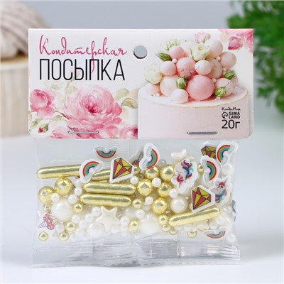 Кондитерская посыпка, микс № 15, 20 г