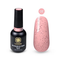 Полигель для маникюра L'AMORE Fashion Polish Gel Ice Cream 15мл, тон 09