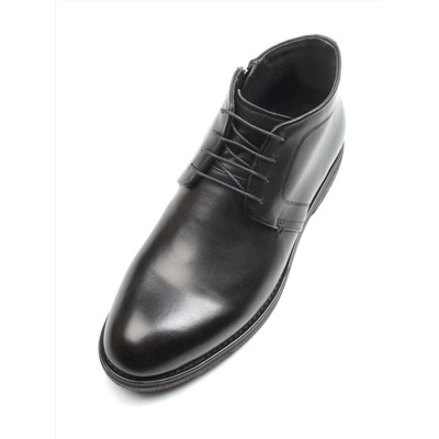 01-H9057-B17-SW3 BLACK Ботинки демисезонные мужские (натуральная кожа)
