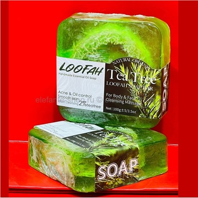 Мыло с эффектом пилинга LOOFAN Tea Tree Soap 100g (125)