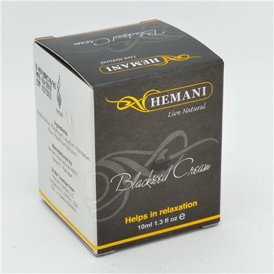 Мазь массажная с черным тмином | Hemani Black Seed Cream 10 гр