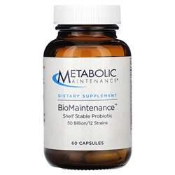 Metabolic Maintenance BioMaintenance, Пробиотик для Длительного Хранения - 60 капсул - Metabolic Maintenance