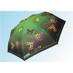 Зонт МЖ5035 зеленая бабочка