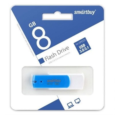 8Gb SmartBuy Diamond Blue USB3.0 (SB8GBDB-3)