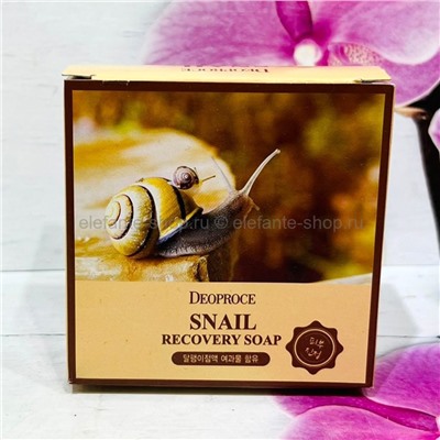 Мыло с улиточным муцином Deoproce Snail Recovery Soap 100g (78)