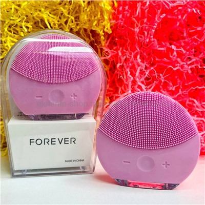 Силиконовая щетка-массажер для чистки лица Forever Luna Mini 2 Pink (13)