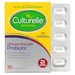 Culturelle Пробиотики, Максимальная Сила - 20 капсул - Culturelle