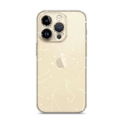 Силиконовый чехол Созвездия на iPhone 14 Pro