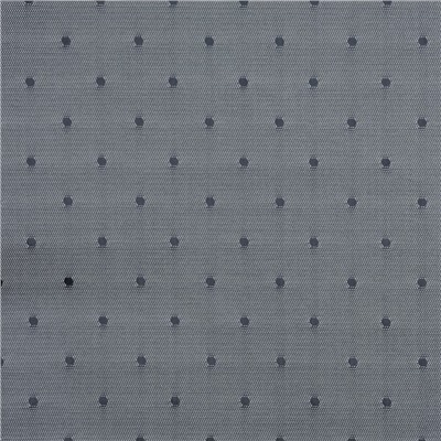 Ткань подкладочная «Горох», двусторонняя, 100 % вискоза, 1 × 1,4 м, цвет серый