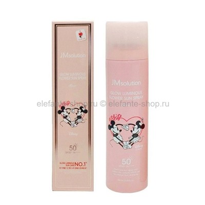 Солнцезащитный спрей с розой JMSolution Glow Luminous Flower Sun Spray SPF50+ PA++++ Ship 180ml (51)