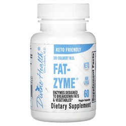 Divine Health Dr Colbert MD Fat-Zyme, 60 растительных капсул