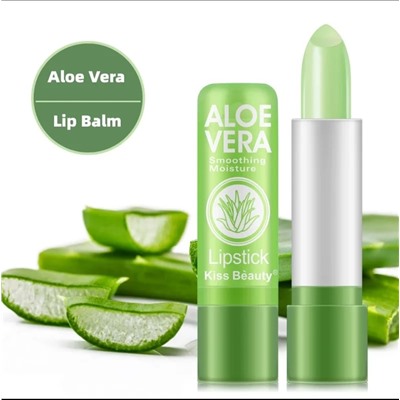 Магическая татуажная увлажняющая помада с 99% компонентов алоэ Aloe Lipstick