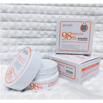 Патчи Petitfee Collagen CoQ10 98% Hydro Gel  Hydrogel Eye Patch (125)