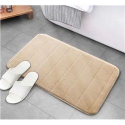 Коврик для ванной антискользящий анатомический Memory foam, 50*80 БЕЖЕВЫЙ