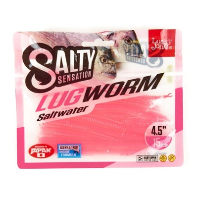 Черви съедоб. искусст. LJ Salty Sensation LUGWORM 4.5in (11,40)/F05 15шт.