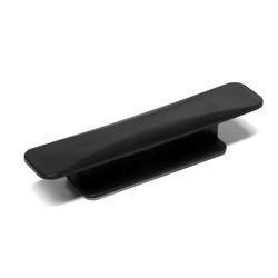 Ручка мебельная  самоклеющаяся CAPPIO, L=108 мм, пластик, цвет черный
