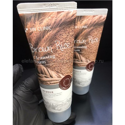 Пенка 3W Clinic Brown Rice Foam Cleansing, без коробочки (78)