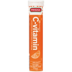 Витамин C (шипучка) Friggs C-Vitamin, апельсин, 20таб