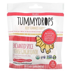 Tummydrops Органический имбирь Enchanted Spice Intense, 33 пастилки, 3,7 унции (105 г)