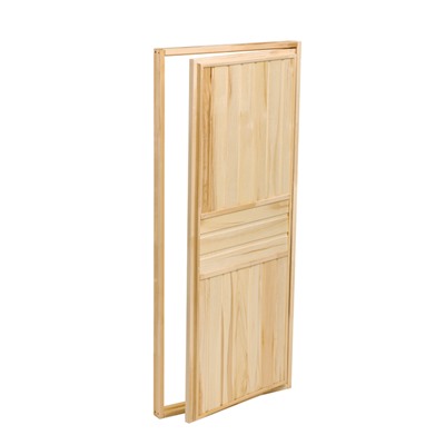 Дверь для бани и сауны "Эконом", ЛИПА, 160×70см
