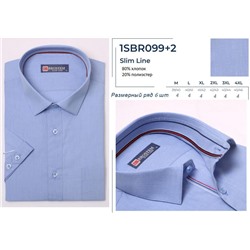1099+2SBRs**Рубашка мужская полуприт Brostem к/р