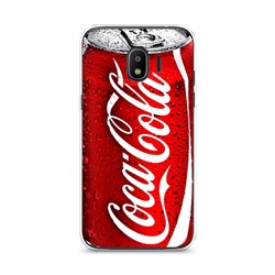 Силиконовый чехол Кока Кола на Samsung Galaxy J2 2018