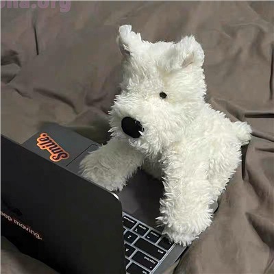 Мягкая игрушка «White dog»