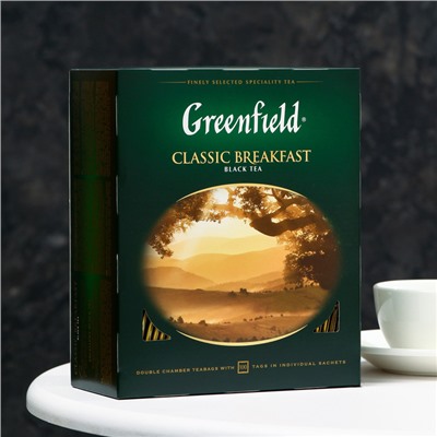 Чай черный Greenfield Classic Brekfast, 100 пакетиков*2 г