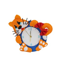Набор для творчества часы «Рыжий кот»
