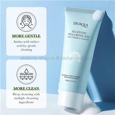 Пенка для умывания BioAqua Anti Wrinkle Cleanser 100g