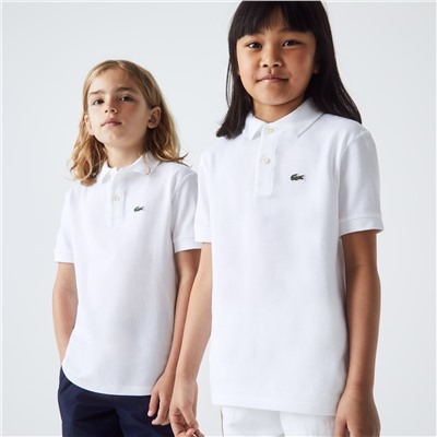 Regular Fit Lacoste-Kinder-Polo aus Petit Piqué