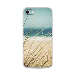Силиконовый чехол Морской пляж на iPhone SE 2020