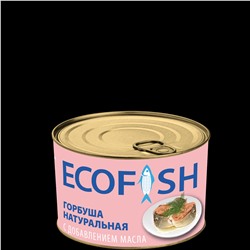 Горбуша натуральная с добавлением масла ECOFISH ГОСТ