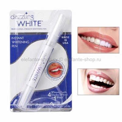 Отбеливающий карандаш для зубов Dazzling White Teeth Whitening Pen