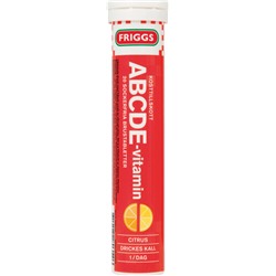 Поливитамины Friggs ABCDE-vitamin со вкусом цитрусовых, 20 табл